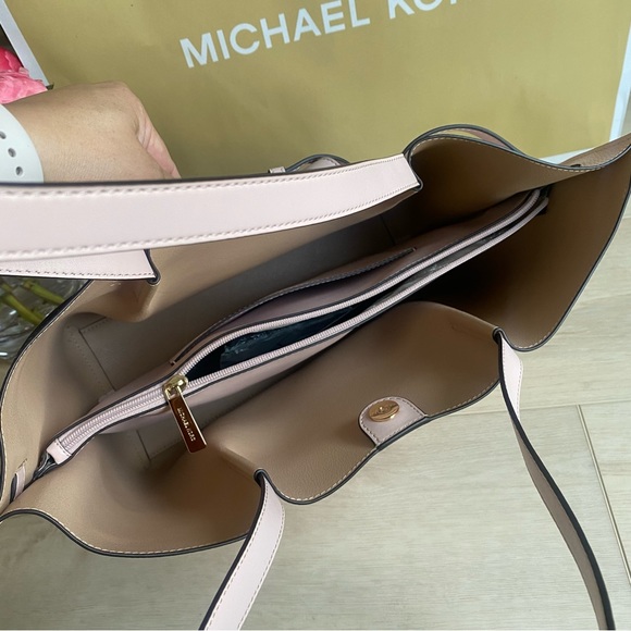 Michael Kors Large Emilia tote bag purse blush pink - Picture 12 of 13